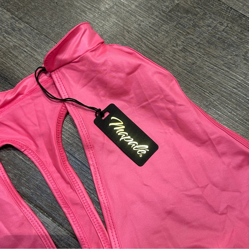 Mapale 2 Piece Neon Pink Set Medium New with Tags - Picture 11 of 12